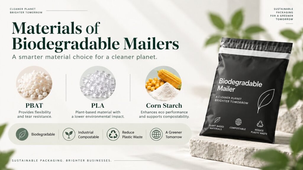 Compostable Material Biodegradable Mailer