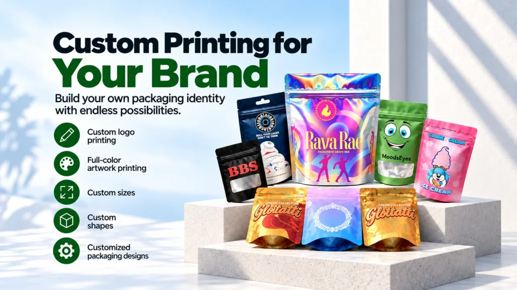 Custom weed Packaging bags